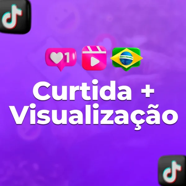 1.500 Curtidas+Visualização – Tiktok Brasileiras