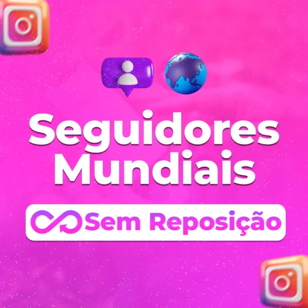 2.500 Seguidores Instagram Mundial / Sem Reposição