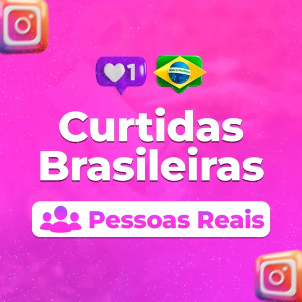 5.000 Curtidas Brasileiras / Pessoas Reais